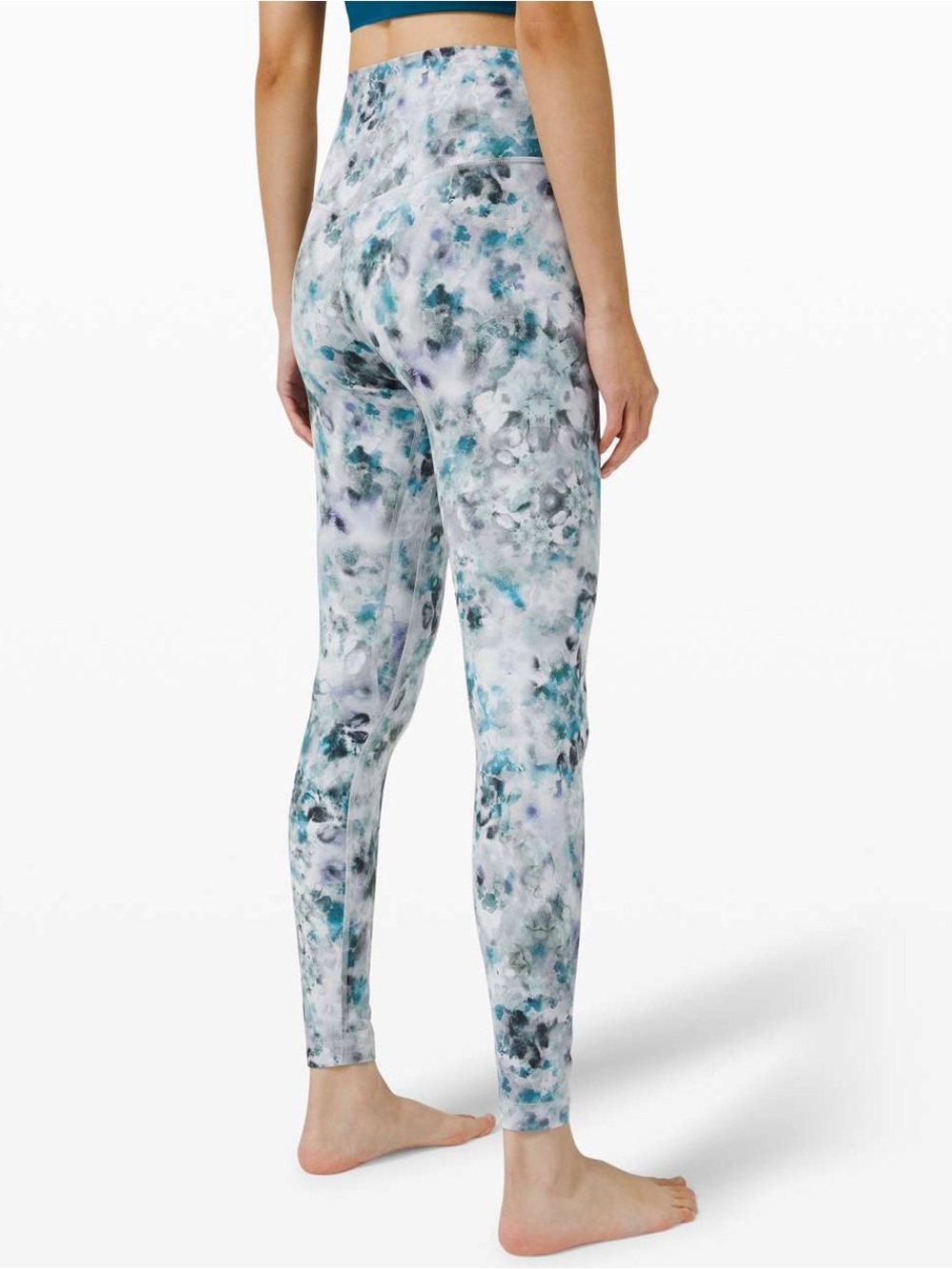 Lululemon Align High-Rise Leggings in the "Kaleidofloral Multi" pattern 2